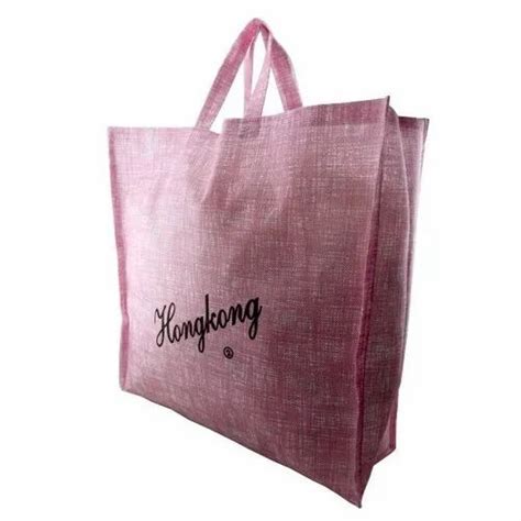 Handle Type Loop Handle Printed Honkong Nonwoven Carry Bag For