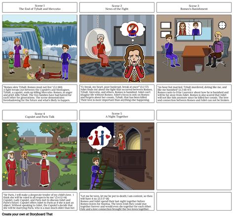 Romeo And Juliet Cartoon Strip