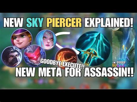 NEW ITEM SKY PIERCER New Assassin Meta Patch Notes 2024 EXPLAINED