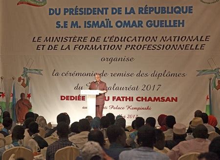 Allocution De S E M Le Pr Sident De La R Publique Isma L Omar Guelleh