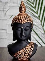 Buy VOHRA Handicraft Resin Golden Antique Buddha Statue For Home Decor