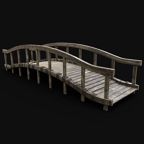 Wooden Bridge D Model By Enterables