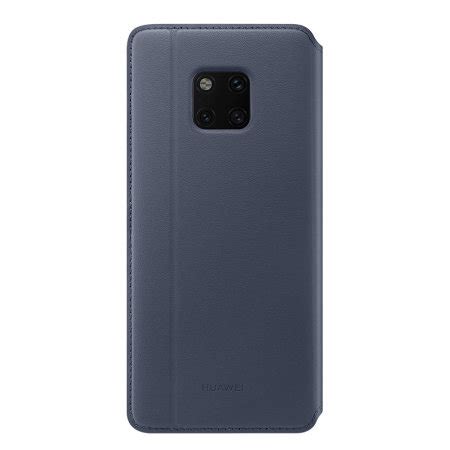 Official Huawei Mate 20 Pro Wallet Cover Case Blue