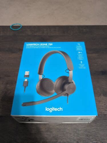 Brand New Logitech Zone 750 Wired Usb Headset With Advanced Noise Canceling Mic Ebay