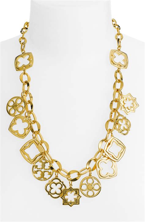 Tory Burch Geo Star Charm Necklace Nordstrom