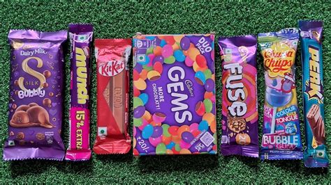 Dairy Milk Silk Bubbly Vs Munch Vs Kitkat Vs Perk Vs Chupa Chups