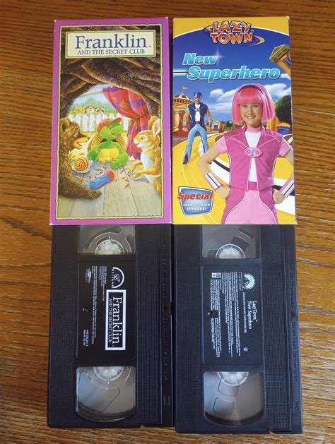 Nick JR VHS Lot 8 Tapes lazytown, Blue's Clues, Bob the Builder - Etsy