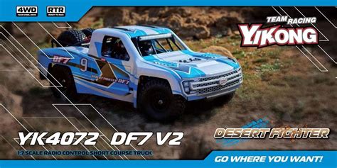 In Stock YIKONG DF7 V2 1 7 RC 4WD Radio Control Desert Crawler Off Road