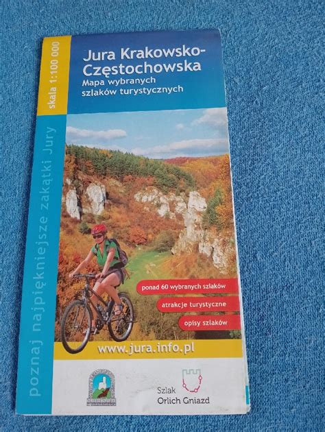 Jura Krakowsko Cz Stochowska Mapa Ostrowiec Wi Tokrzyski Kup Teraz