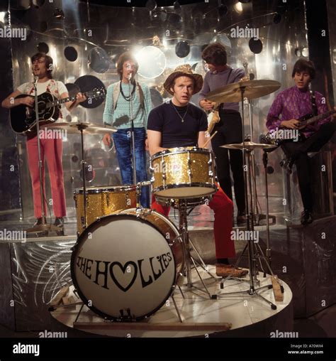 Hollies Uk Group On Uk Tv S Ready Steady Go About Stock Photo Alamy