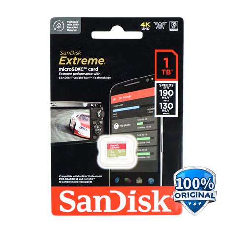 Sandisk Extreme Microsdxc V30 A2 U3 1tb Sdsqxav 1t00 No Color