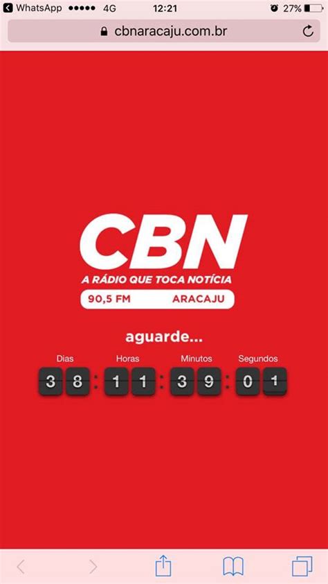 Sintonia Radiofônica Cbn Chegando à Aracaju