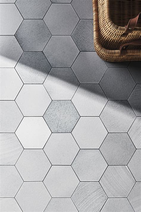 Grey Mosaic Tiles Hexagon The Urban Decor