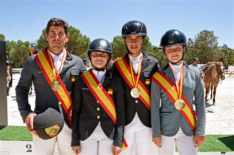 Proclamación de los nuevos Campeones de España de Concurso Completo