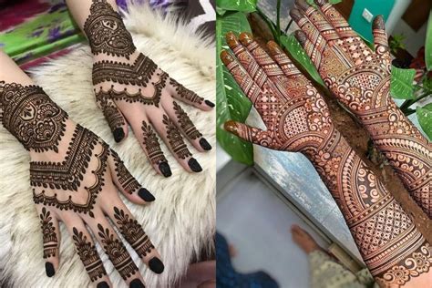 Eid 2024 Latest Mehndi Design Front And Back Hand ईद पर लगाएं ये यूनिक