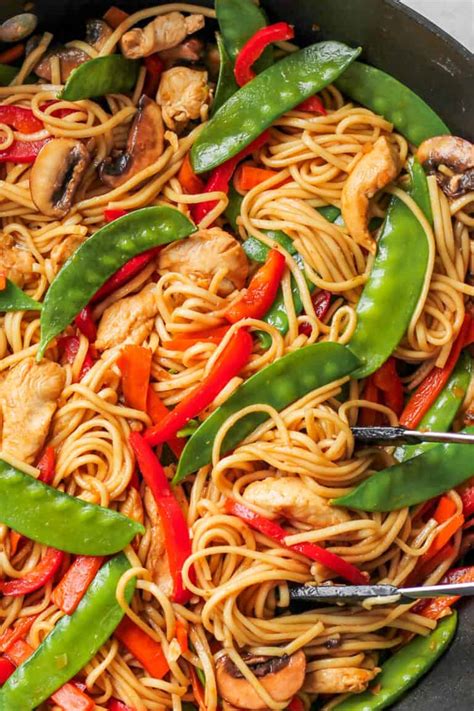 Easy Chicken Lo Mein Recipe Easy Chicken Recipes