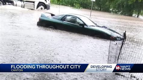 Canton Residents Clean Up After Flooding Youtube