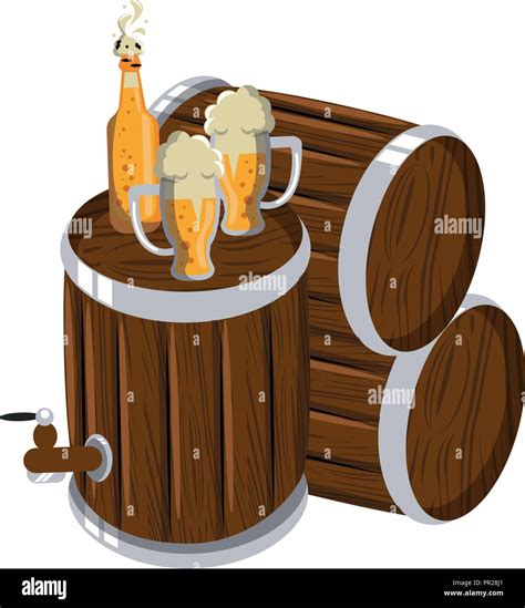 Beer Process Vintage Stock Vector Images Alamy