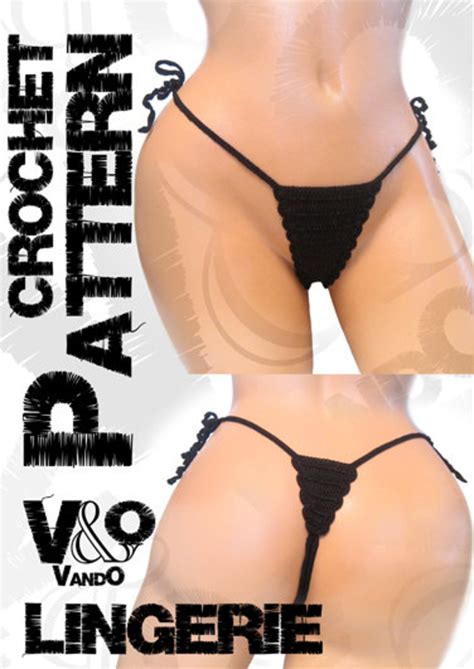 Crochet LINGERIE Pattern PDF Sexy Lingerie Crochet Underwear Pattern PDF Crochet Bikini Etsy