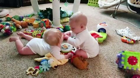 Cute Twins Baby Arguing Over Everything Funny Baby Video Vid O