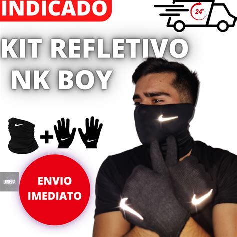 Kit Nk Refletivo Balaclava Nk Snood Luva Premium Shopee Brasil