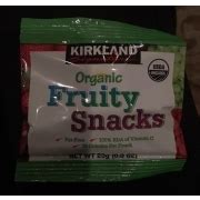 Kirkland Signature Organic Fruity Snacks: Calories, Nutrition Analysis ...