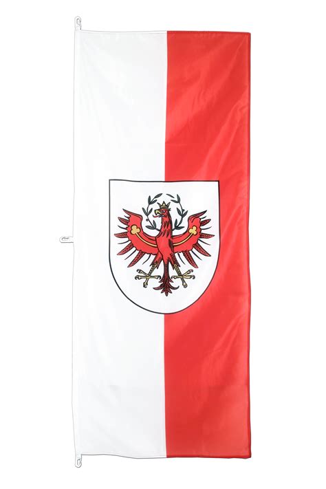 Tirol Hochformat Flagge 80 X 200 Cm MaxFlags FlaggenPlatz At