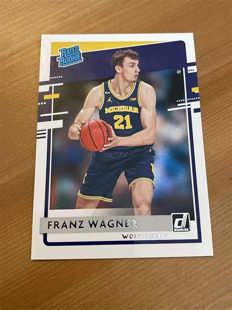 2021 Panini Chronicles Donruss Draft Picks Franz Wagner Rated Rookie