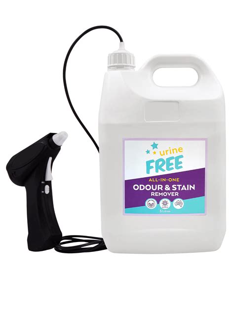 Urine Stain And Odour Remover Large Refill Bottle And Battery Sprayer Urinefree