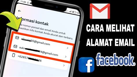 Cara Melihat Alamat Email Akun Facebook Kita Terbaru 2023 YouTube