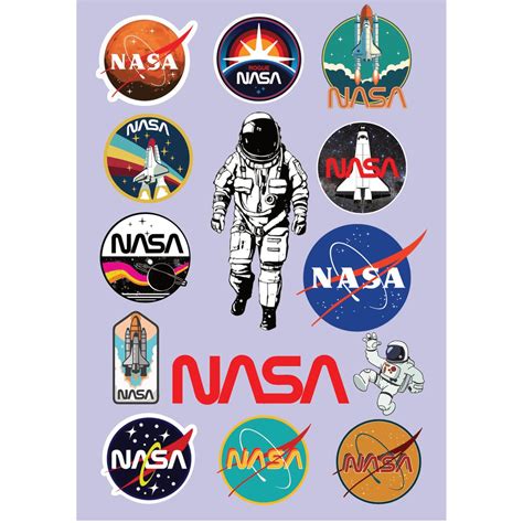 Pcs Nasa Vinyl Sticker Set Shopee Philippines