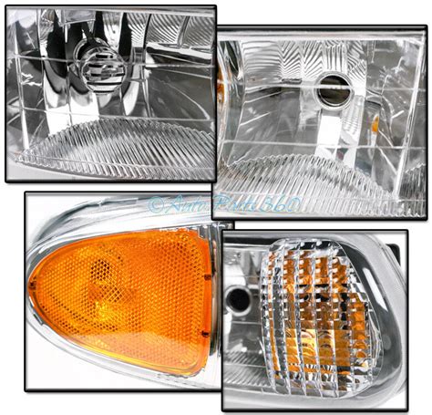 For 97 05 Buick Century04 Regal Replacement Chrome Headlights Wdrl