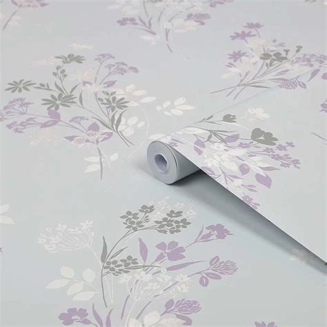 Igerna By Laura Ashley Pale Duck Egg Blue Wallpaper Wallpaper Direct