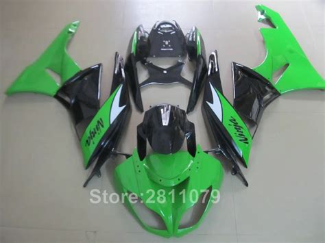 Bodywork Fairing Kit For Kawasaki Ninja ZX6R 09 10 11 12 Green Black