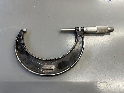 VINTAGE L S STARRETT No 436 3 4 MICROMETER 0 001 RESOLUTION EBay