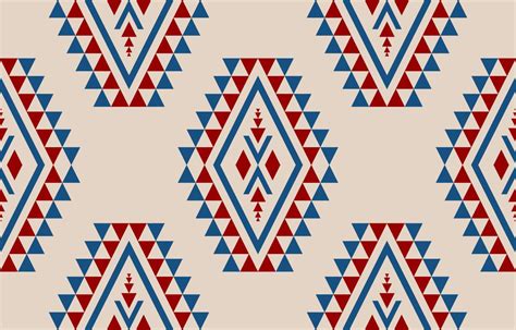 Beautiful Ethnic Tribal Pattern Art Ethnic Geometric Seamless Pattern