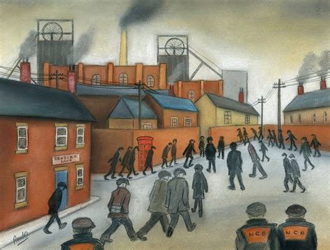 Going In Mining Art Industrial Art Easington Colliery