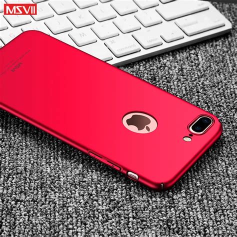 For Iphone 8 Plus Case Msvii Luxury Protection Body Hard Phone Back Cover For Apple Iphone 5 5s