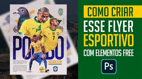 COMO CRIAR FLYER ESPORTIVO NO PHOTOSHOP AULA YouTube