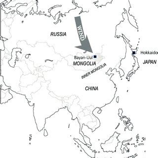 Map of Northeast Asia. | Download Scientific Diagram