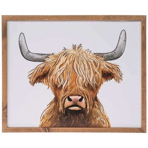 Highland Cow Wood Wall Decor Hobby Lobby