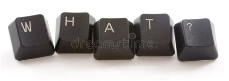 What? stock image. Image of english, title, keyboard, letters - 1498753