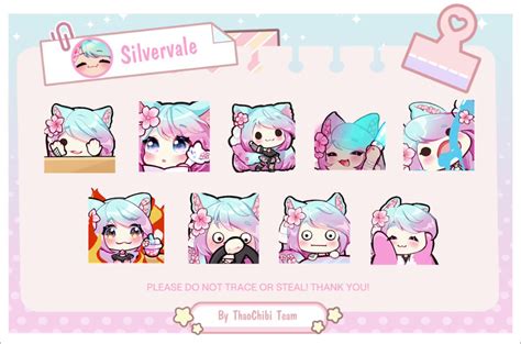 20 🌸silvervale🌸 Vshojo Silvervale Twitter Chibi Cute Icons