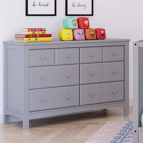 Best Buy: Graco Benton 6-Drawer Double Dresser Pebble Gray 03706-20F