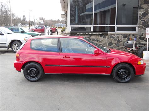 1993 Honda Civic Si Hatchback 3 Door 1 6l