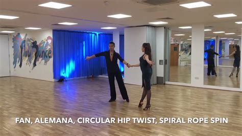 How To Dance Circular Hip Twist And Spiral Rope Spin In Rumba