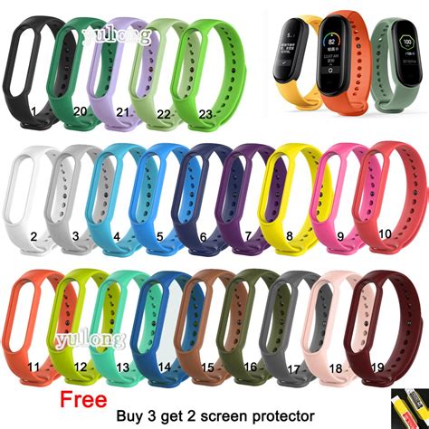 Pulseira Xiaomi Mi Band 5 6 Em Silicone Para Xiaomi Miband 5 6 Shopee