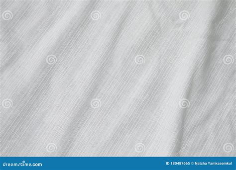 Textura De Tecido De Linho Branco Amassada Ou Fundo Imagem De Stock