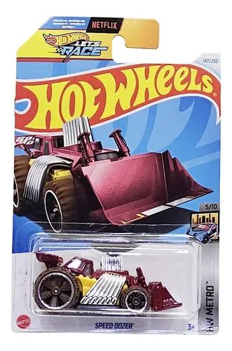 Carrinho Hot Wheels Speed Dozer Vermelha Mercadolivre