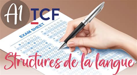 Tcf Ma Trise Des Structures De La Langue Test Niveau A